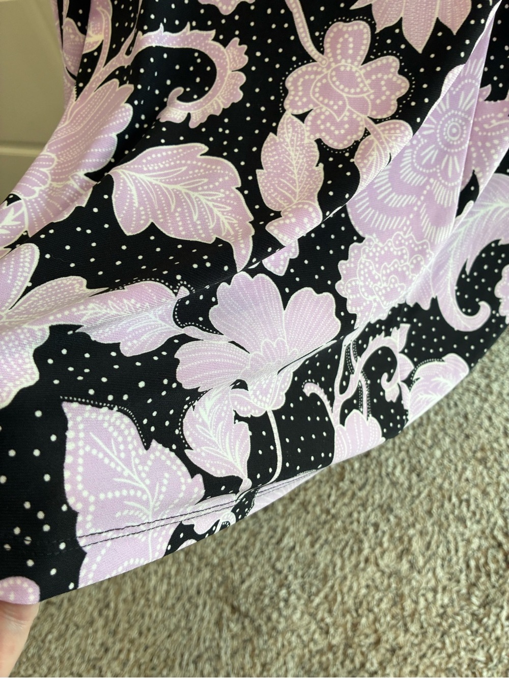Evan Picone Black Label Floral Maxi Skirt — NWT — Size L - Picture 4 of 11